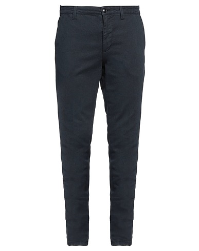 LIU •JO MAN Casual trouser Midnight blue 70% Cotton, 28% Polyester, 2% Elastane