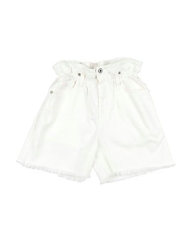 PLEASE Shorts & Bermudas Off white 98% Baumwolle, 2% Elastan
