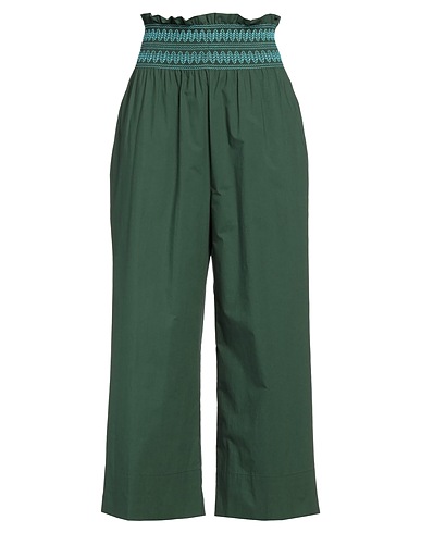 P.A.R.O.S.H. Casual trouser Dark green 100% Cotton