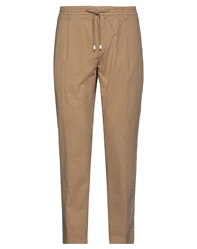YAN SIMMON Casual trouser Sand 73% Cotton, 27% Lycra®