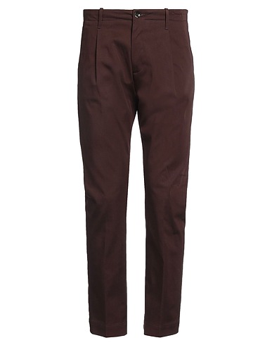 NINE IN THE MORNING Casual trouser Dark brown 98% Cotton, 2% Elastane