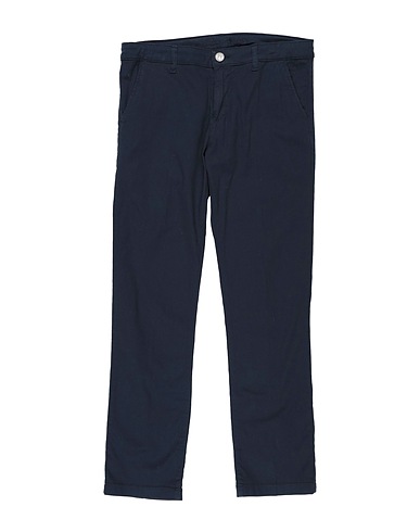 MANUEL RITZ Casual trouser Navy blue 97% Cotton, 3% Elastane