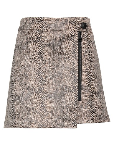 NIKKIE Mini skirt Khaki 94% Polyester, 6% Elastane