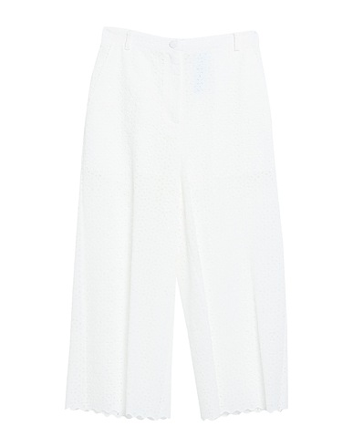 ANNA MOLINARI Pantalone Bianco 100% Cotone
