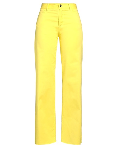 MALO Pantalone Giallo 98% Cotone, 2% Elastan