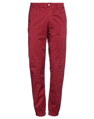 CRUNA Casual pants Burgundy 97% Cotton, 3% Elastane