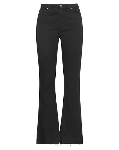 KOCCA Pantalon Noir 97% Coton, 3% Élasthanne