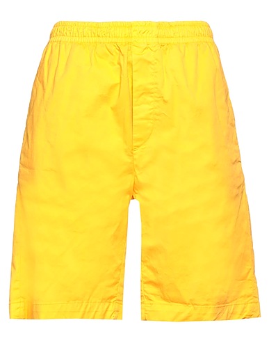 CRUNA Shorts & Bermuda Yellow 97% Cotton, 3% Elastane