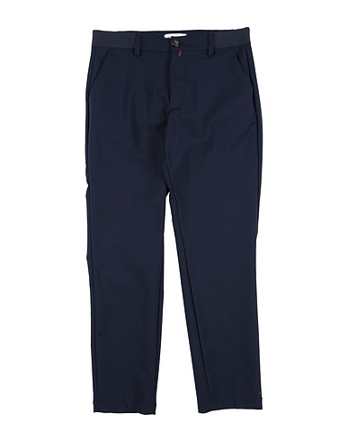 BARONIO Casual trouser Navy blue 57% Cotton, 40% Polyamide, 3% Elastane