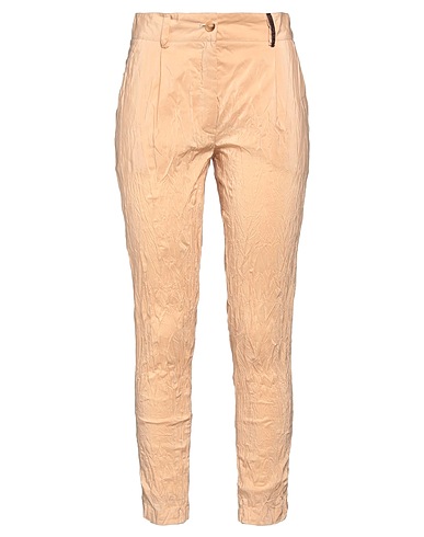 ERMANNO SCERVINO Casual pants Sand 61% Cotton, 39% Silk