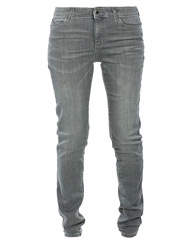 EMPORIO ARMANI Denim pants Grey 83% Cotton, 15% Polyester, 2% Elastane