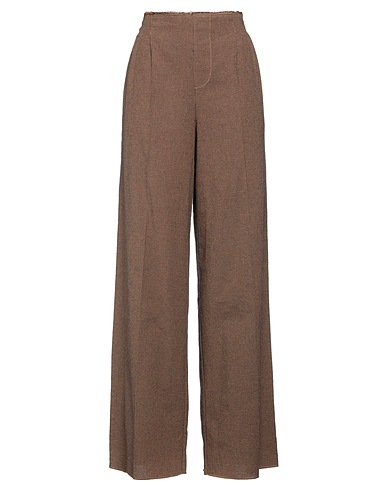 GRIFONI Casual trouser Khaki 69% Cotton, 23% Polyester, 4% Other Fibres, 3% Polyamide, 1% Elastane