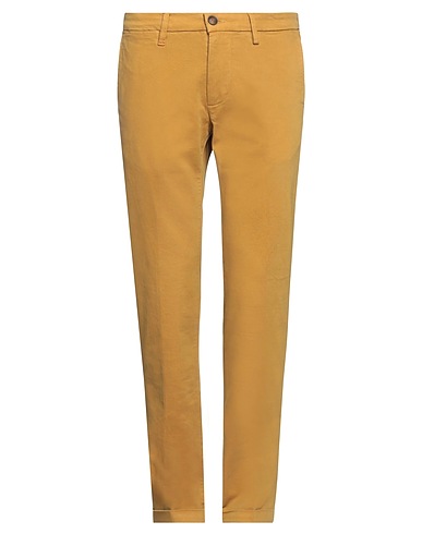 RE_HASH Casual pants Mustard 98% Cotton, 2% Elastane