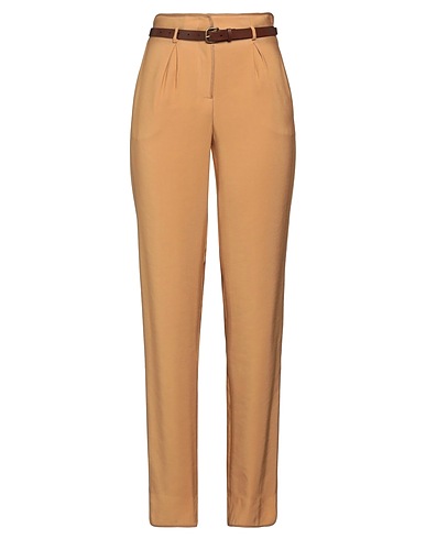 ANNA MOLINARI Casual pants Camel 90% Viscose, 10% Polyester