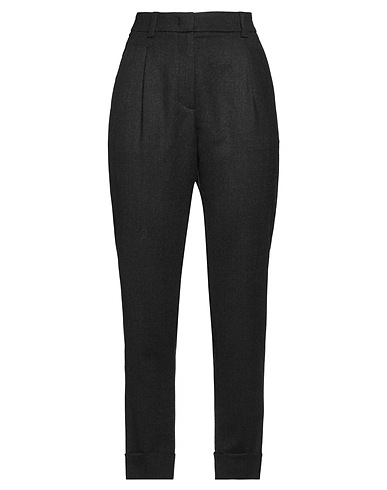 PESERICO Casual trouser Charcoal 60% Wool, 38% Polyester, 2% Elastane