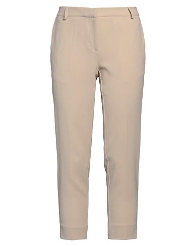 OTTOD'AME Casual trouser Beige 95% Polyester, 5% Elastane