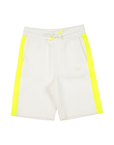 EMPORIO ARMANI Shorts & Bermuda White 79% Cotton, 17% Polyester, 4% Elastane