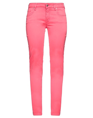 JACOB COHЁN Denim pants Coral 49% Lyocell, 48% Cotton, 3% Elastane