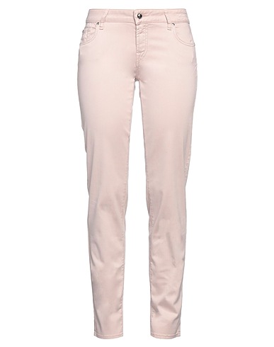 JACOB COHЁN Denim trousers Light pink 49% Lyocell, 48% Cotton, 3% Elastane