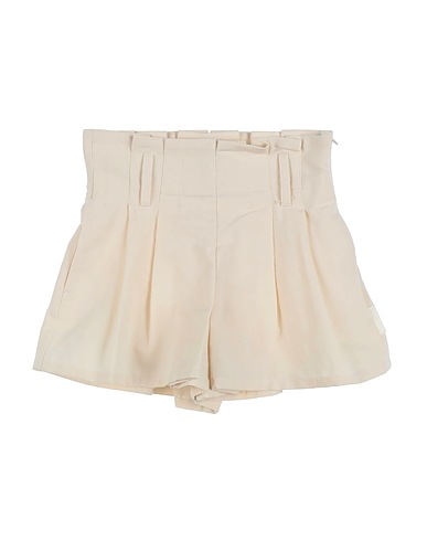 MONCLER Shorts & Bermuda Beige 72% Cotton, 28% Linen, Polyamide