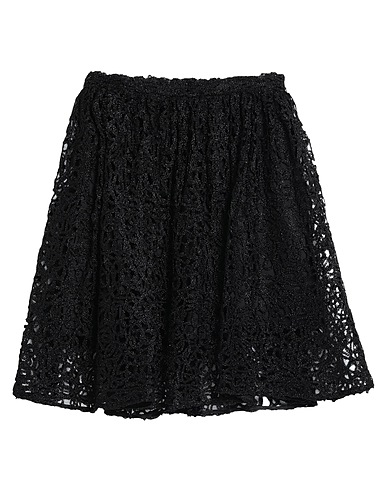 FELEPPA Minigonna Nero 65% PES - Polietersolfoni, 30% Cotone, 5% Metallo