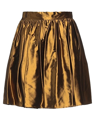 FELEPPA Mini skirt Gold 100% Acetate