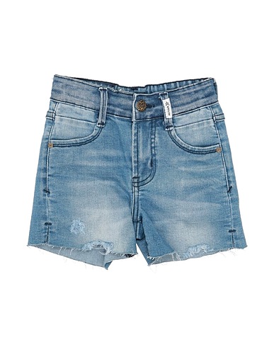RETOUR Denim shorts Blue 97% Cotton, 3% Elastane
