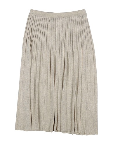 EMPORIO ARMANI Skirt Beige 87% Viscose, 13% Metallic fiber