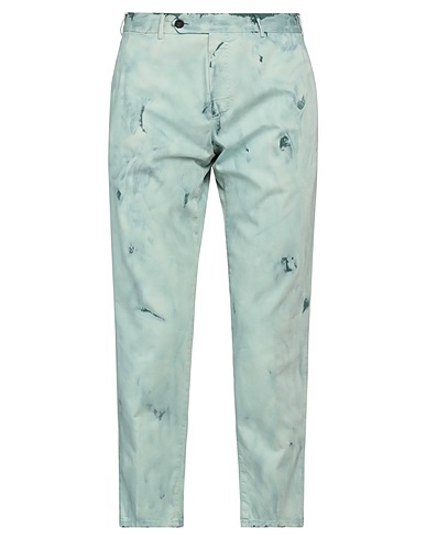 PT Torino Casual pants Sage green 75% Cotton, 23% Recycled linen, 2% Elastane