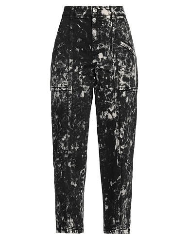 STELLA McCARTNEY Denim pants Black 98% Cotton, 2% Elastane