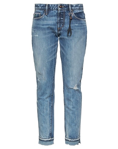 TORTOISE Denim trousers Blue 100% Cotton