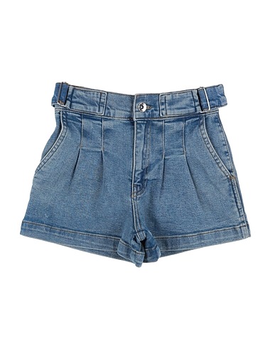 MSGM Denim shorts KIDS Blue 98% Cotton, 2% Elastane
