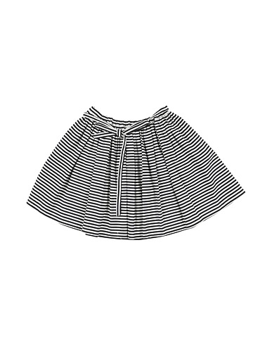 TOURISTE Skirt Black 74% Cotton, 26% Linen