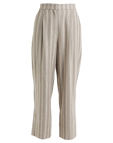 LORENA ANTONIAZZI Casual pants Light grey 84% Virgin Wool, 7% Viscose, 5% Linen, 4% Elastane