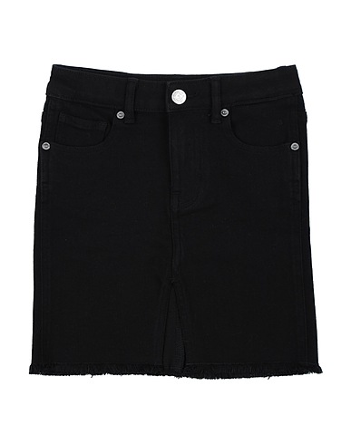 SCOTCH R'BELLE Denim skirt Black 64% Cotton, 22% Polyester, 12% Viscose, 2% Elastane