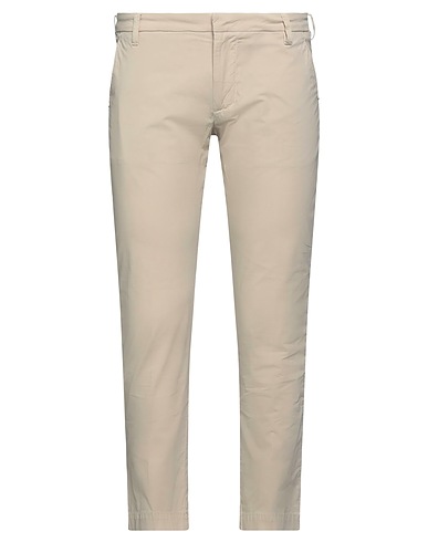 ENTRE AMIS Casual trouser Beige 97% Cotton, 3% Elastane