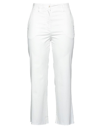 ANTONELLI Pantalone Bianco 98% Cotone, 2% Elastan