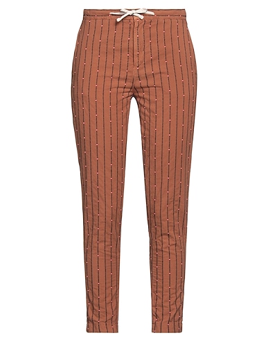 I LOVE MP Casual pants Brown 84% Cotton, 16% Polyester