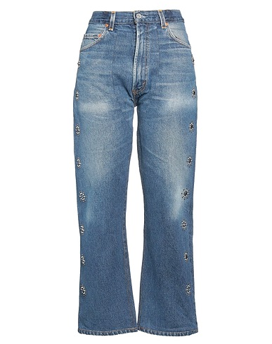RE/DONE with LEVI'S Denim trousers Blue 100% Cotton