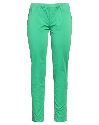 LFDL Casual pants Green 95% Cotton, 5% Elastane
