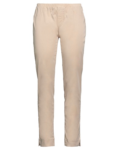 LFDL Casual trouser Beige 95% Cotton, 5% Elastane