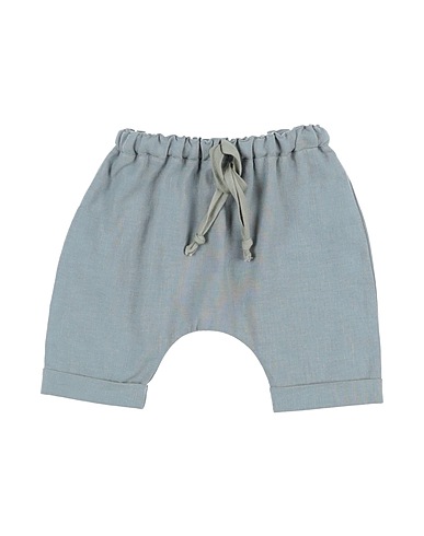 EMMA G. Shorts & Bermuda Verde salvia 52% Lino, 48% Cotone