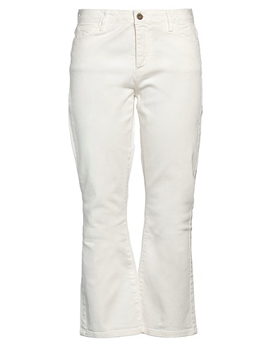 MERCI ITALIA Bootcut Jeans White 97% Cotton, 3% Elastane
