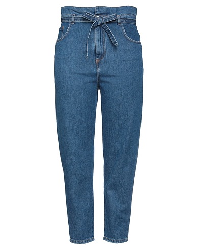 REIGN Denim trousers Blue 100% Cotton