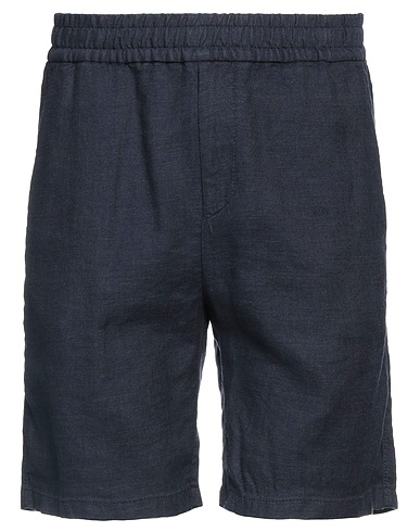 WINDSOR. Shorts & Bermuda Blu notte 58% Lino, 39% Lyocell, 3% Elastan