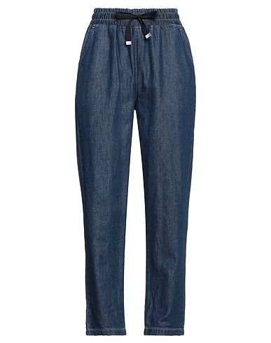 LIU •JO Denim trousers Blue 64% Cotton, 36% Lyocell