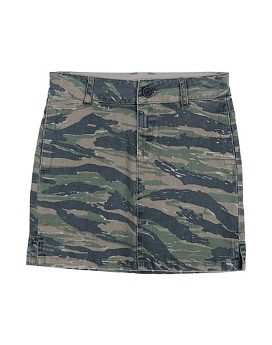 ZADIG&VOLTAIRE Denim skirt Military green 98% Cotton, 2% Elastane