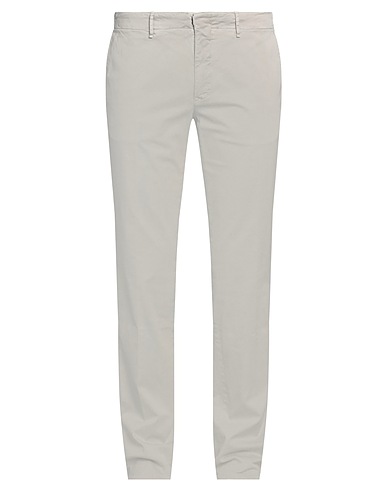 INCOTEX Casual pants Light grey 97% Cotton, 3% Elastane
