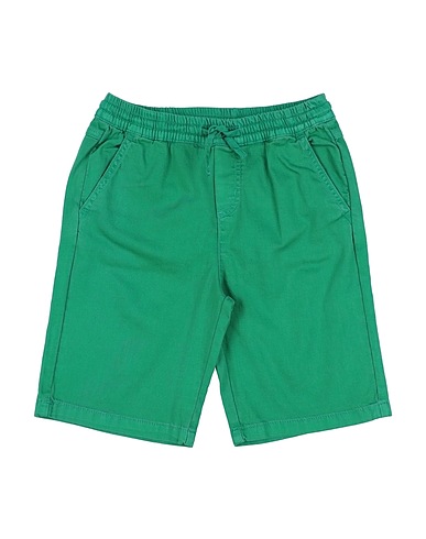 STELLA McCARTNEY KIDS Shorts & Bermuda Green 99% Cotton, 1% Elastane
