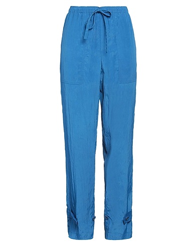 HELMUT LANG Casual pants Blue 86% Viscose, 14% Polyamide